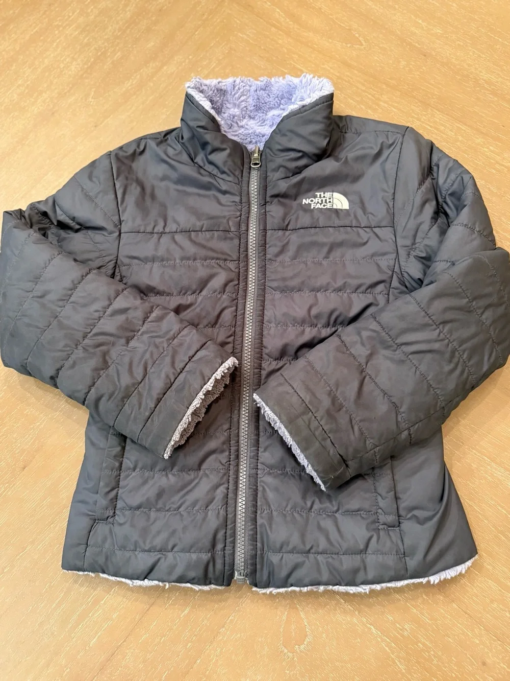 The North Face Girls’ Reversible Fleece-Lined Jacket